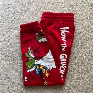 Red Grinch Graphic Joggers